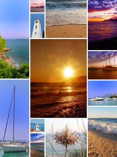 stock image Beach collage