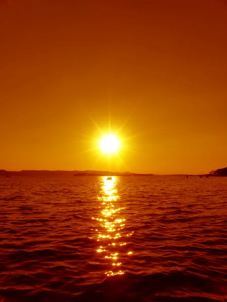 stock image Sunset over sea