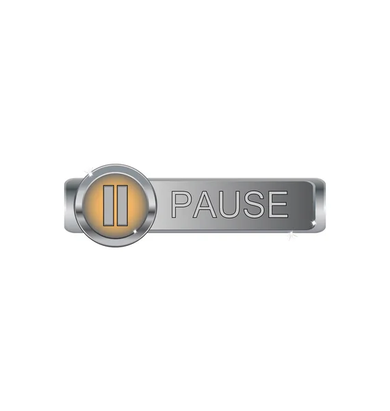 Pause — Stock Vector