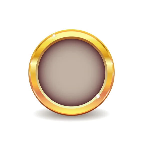 Класичний металеві кнопки — стоковий вектор