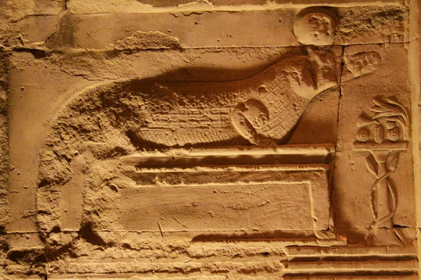Рельефы Древнего Египта — стоковое фото
