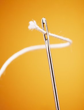 Needle with a thread clipart