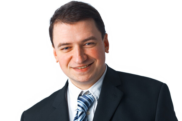 Close up of a Businessman Smiling