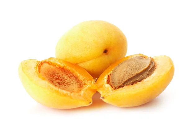 Halved Apricots — Stock Photo, Image