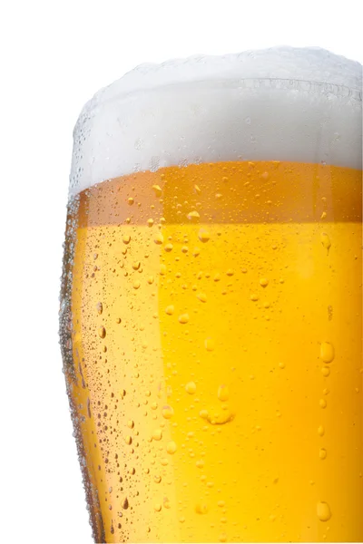 Fresh glass of pils beer — Stock Photo, Image
