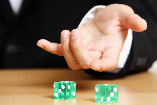 Roll a dice — Stock Photo, Image