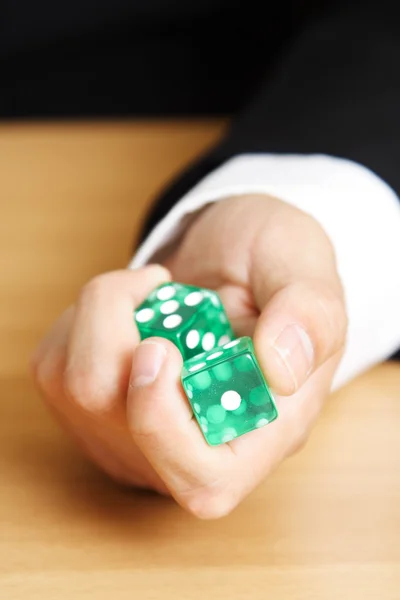 Roll dice — Zdjęcie stockowe