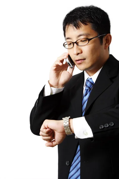 Busy businessman — Stock Photo, Image
