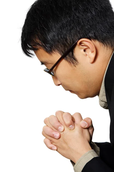 Dua eden işadamı — Stok fotoğraf