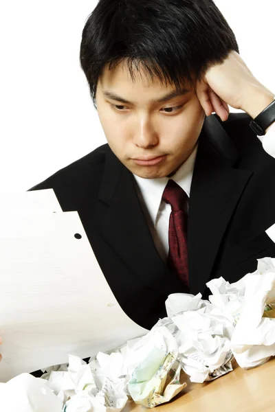 Stressed businessman Royalty Free Stock Images
