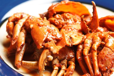 Delicious crabs clipart