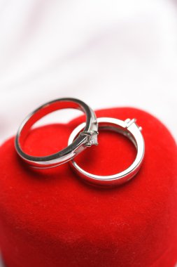 Wedding rings clipart