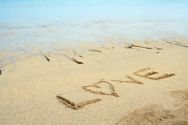 Love on the beach — Stock Photo, Image