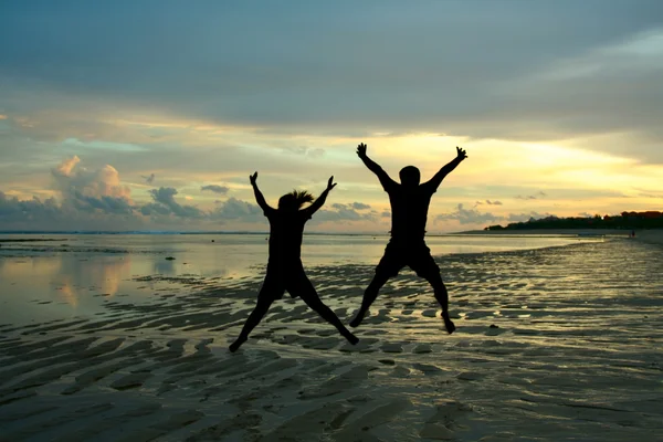 행복 점프 — 스톡 사진