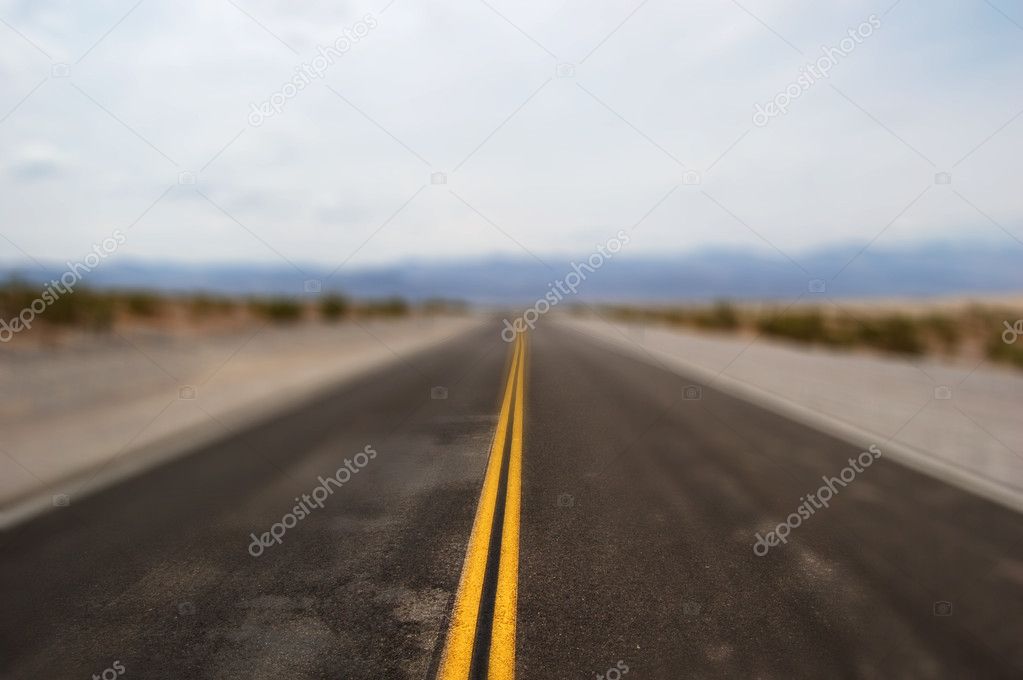 Straight road ahead