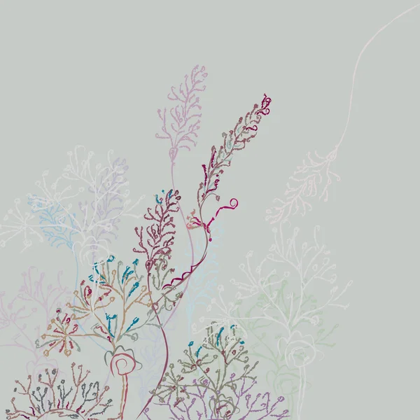 Тло трави в сірих кольорах — стоковий вектор