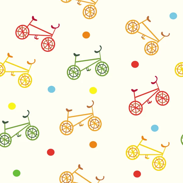 stock vector Seamless bicycle pattern