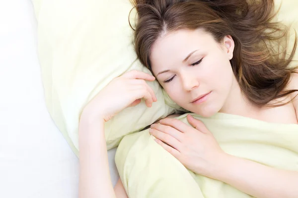 Young woman sleeping — Stock Photo, Image