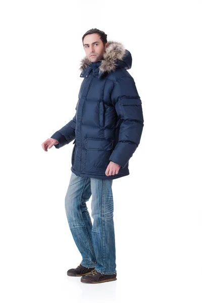 Hombre joven en ropa de invierno — Foto de Stock