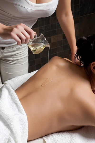 Massage en spa — Stockfoto