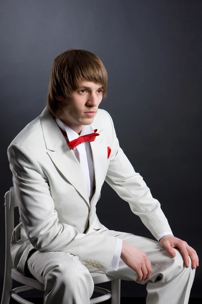 Young Man In Suit — Stock Photo, Image