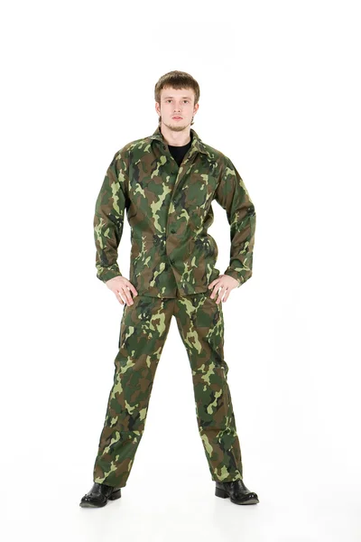 Uomo in uniforme — Foto Stock