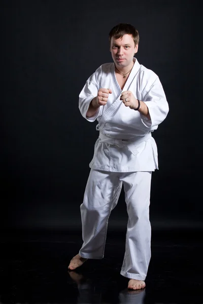 stock image Man in martial arts pose