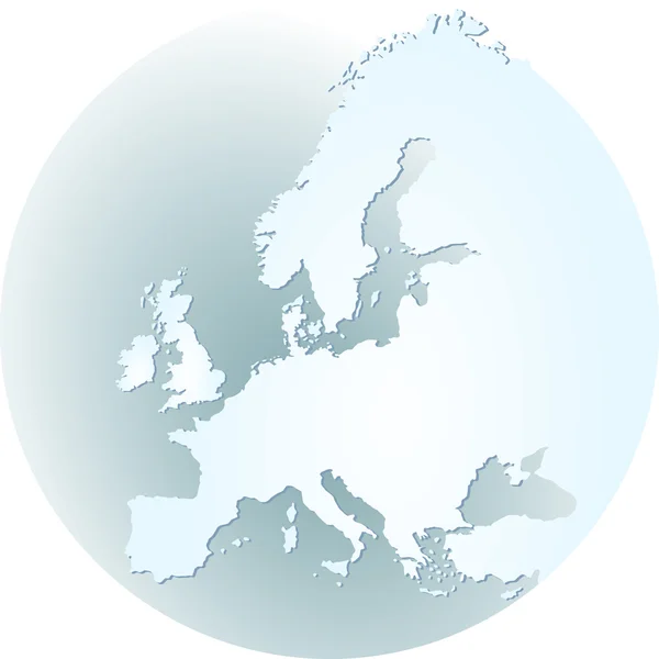 Europa atlas — Stock vektor