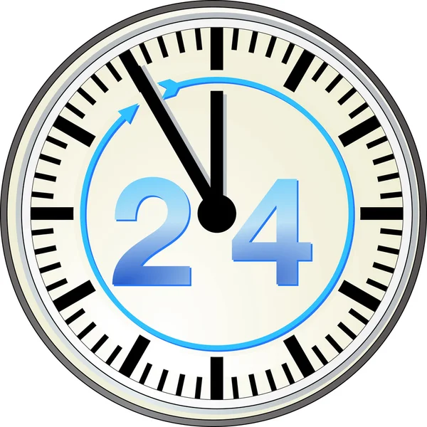 24 Stunden — Stockový vektor