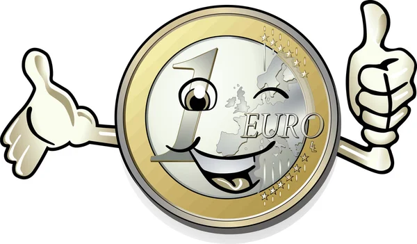 Jubel euro — Vector de stock
