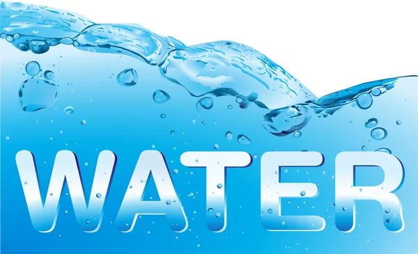 Wasser-water — Stock Vector