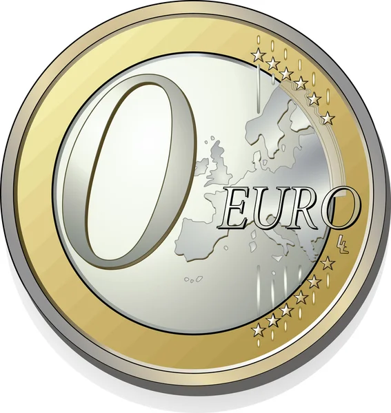 O euro — Stockvector