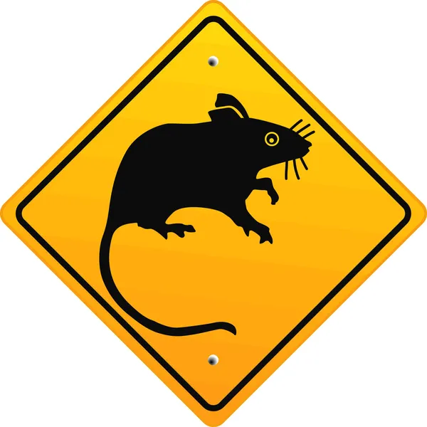 Ratte schild — Image vectorielle