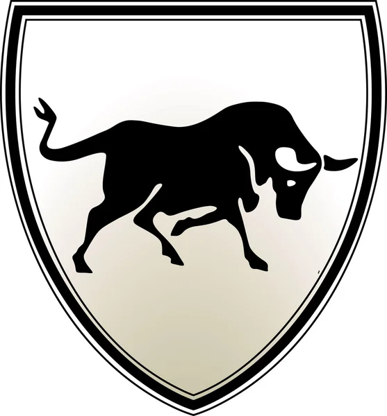 Emblema de touro — Vetor de Stock