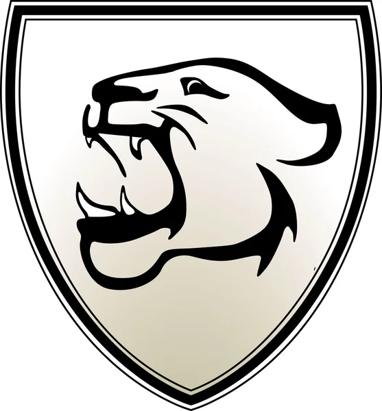 Emblème du prédateur — Image vectorielle