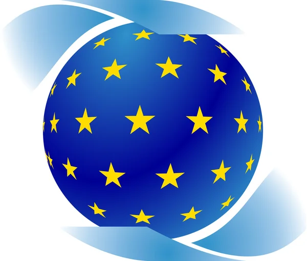 Símbolo europeu — Vetor de Stock