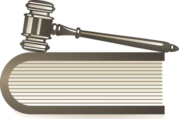 Суд правосудия — стоковый вектор