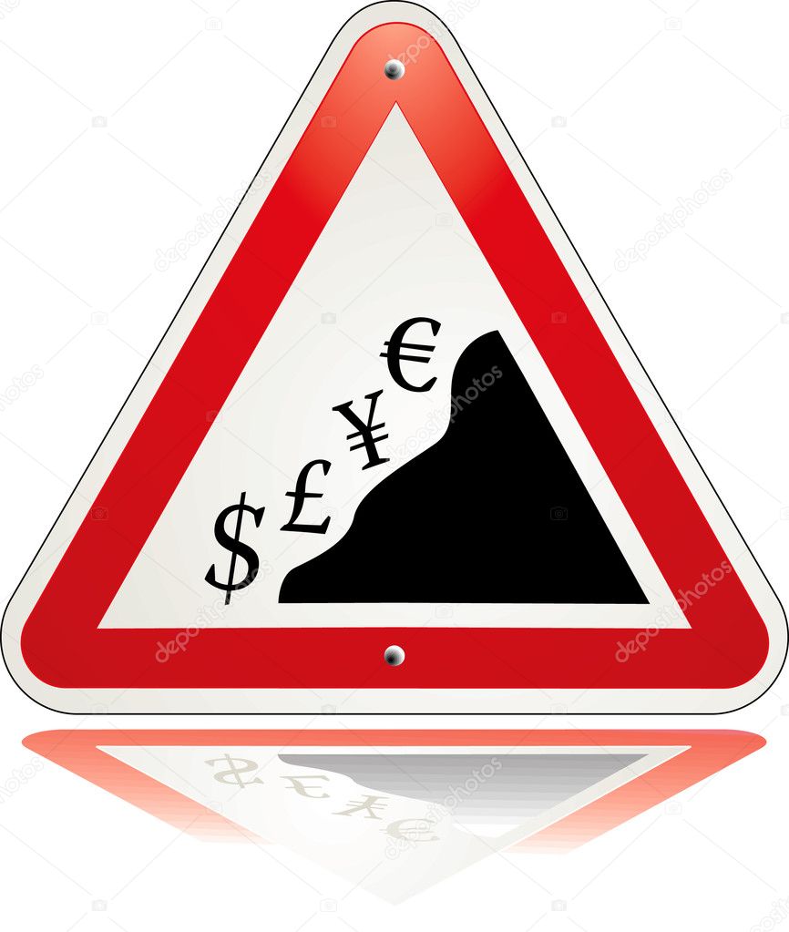 Warning triangle currency