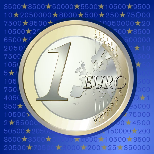 Euron pengar — Stock vektor
