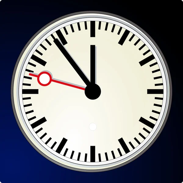 Station clock — Stock Vector