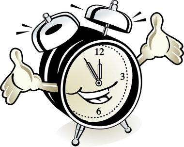 Alarm clock clipart