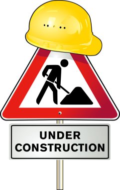 Road works clipart