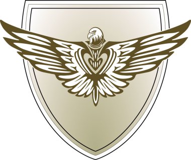 Eagle sign clipart