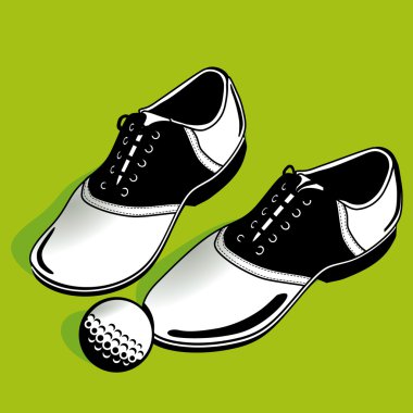 Golf shoe clipart