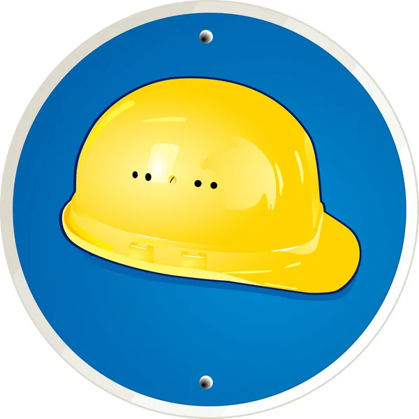 Werknemer helm — Stockvector
