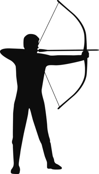 Archer, bowman — Stock vektor