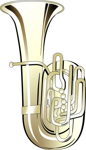 Tuba — Image vectorielle