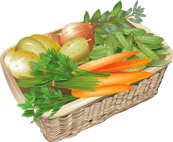 Zöldségfélék — Stock Vector