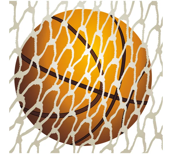 Basketkorg — Stock vektor