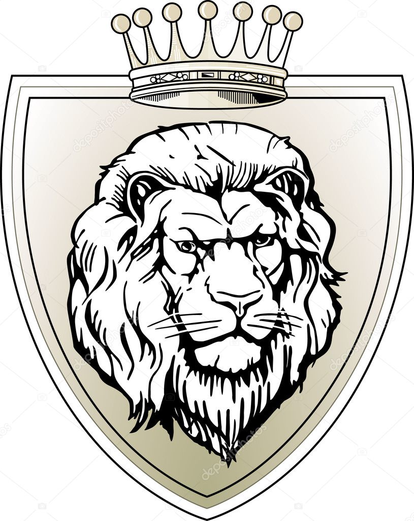 Lion shield